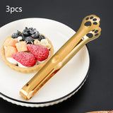 Maxbell 3x Stainless Steel Food Clips Baking Bread Clamp for Frying  Golden