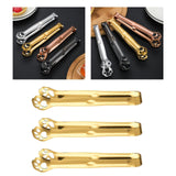 Maxbell 3x Stainless Steel Food Clips Baking Bread Clamp for Frying  Golden