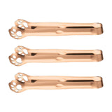 Maxbell 3x Stainless Steel Food Clips Baking Bread Clamp for Frying  Rose Golden