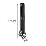 Maxbell 3x Stainless Steel Food Clips Baking Bread Clamp for Frying  Black