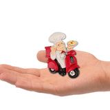 Maxbell Chef Statue Fridge Magnet Resin Creative Decoration 3D for Kitchen Maps Rider