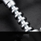 Maxbell Spiral Wing Corkscrew Tool Zinc Alloy Multifunctional Silver Cork Remover