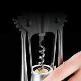 Maxbell Spiral Wing Corkscrew Tool Zinc Alloy Multifunctional Silver Cork Remover