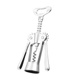 Maxbell Spiral Wing Corkscrew Tool Zinc Alloy Multifunctional Silver Cork Remover