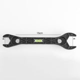 Maxbell Shower Wrench with Spirit Level Multi Purpose Plumbing Tools for Positioning