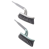Maxbell Cleaning Brushes for Tile Grout Scrubber Deck Car Corner Brush Garage Green