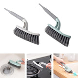 Maxbell Cleaning Brushes for Tile Grout Scrubber Deck Car Corner Brush Garage Green