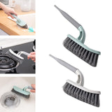 Maxbell Cleaning Brushes for Tile Grout Scrubber Deck Car Corner Brush Garage Green