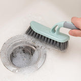 Maxbell Cleaning Brushes for Tile Grout Scrubber Deck Car Corner Brush Garage Green