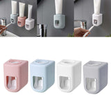 Maxbell Wall Mounted Toothpaste Dispenser Automatic Bathroom Accessories for Home Pink