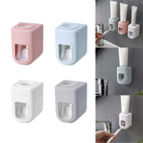 Maxbell Wall Mounted Toothpaste Dispenser Automatic Bathroom Accessories for Home Pink