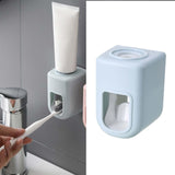 Maxbell Wall Mounted Toothpaste Dispenser Automatic Bathroom Accessories for Home Blue