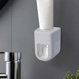 Maxbell Wall Mounted Toothpaste Dispenser Automatic Bathroom Accessories for Home Grey