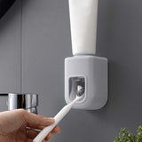 Maxbell Wall Mounted Toothpaste Dispenser Automatic Bathroom Accessories for Home Grey