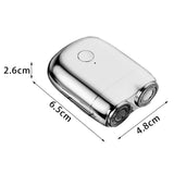 Maxbell Mini Electric Shaver Quickly Clean Electric Face Shaver Cleaning for Home