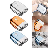 Maxbell Mini Electric Shaver Quickly Clean Electric Face Shaver Cleaning for Home