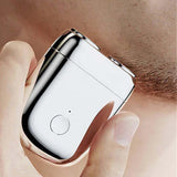 Maxbell Mini Electric Shaver Quickly Clean Electric Face Shaver Cleaning for Home