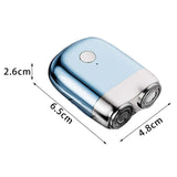 Maxbell Mini Electric Shaver Quickly Clean Electric Face Shaver Cleaning for Home