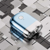 Maxbell Mini Electric Shaver Quickly Clean Electric Face Shaver Cleaning for Home