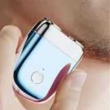 Maxbell Mini Electric Shaver Quickly Clean Electric Face Shaver Cleaning for Home