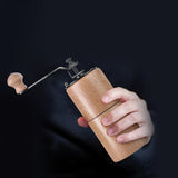 Maxbell Manual Coffee Grinders Adjustable Easy to Settings for Home Pepper Espresso Beech Large