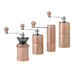 Maxbell Manual Coffee Grinders Adjustable Easy to Settings for Home Pepper Espresso Beech Large