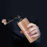 Maxbell Manual Coffee Grinders Adjustable Easy to Settings for Home Pepper Espresso Oak Material