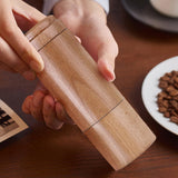 Maxbell Manual Coffee Grinders Adjustable Easy to Settings for Home Pepper Espresso Oak Material