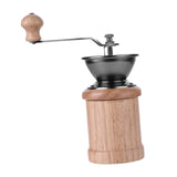 Maxbell Manual Coffee Grinders Adjustable Easy to Settings for Home Pepper Espresso Oak Material