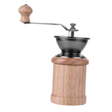 Maxbell Manual Coffee Grinders Adjustable Easy to Settings for Home Pepper Espresso Oak Material