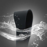 Maxbell Silicone shaver Case Wall Mounted Washable Waterproof for Hiking Camping Black