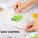 Maxbell Transparent Cookie Decorating Turntable Cookie Decorator for Party Christmas