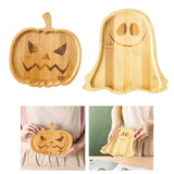 Maxbell Rustic Serving Tray Counter Decorative Plate Wood Serving Tray for Coffee