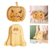 Maxbell Rustic Serving Tray Counter Decorative Plate Wood Serving Tray for Coffee