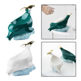 Maxbell Animals Shaped Soap Dish Holder Soap Box Soap Holder for Countertop Toilet Green