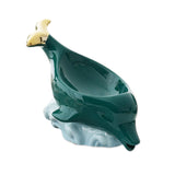 Maxbell Animals Shaped Soap Dish Holder Soap Box Soap Holder for Countertop Toilet Green