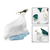 Maxbell Animals Shaped Soap Dish Holder Soap Box Soap Holder for Countertop Toilet White