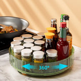 Maxbell Rotating Spice Rack Jewelry Storage Organizer for Pantry Fridge Kitchen