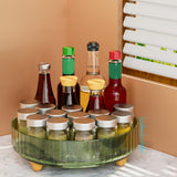 Maxbell Rotating Spice Rack Jewelry Storage Organizer for Pantry Fridge Kitchen