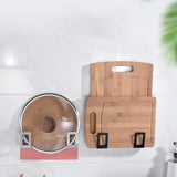 Maxbell 2x Multipurpose Drying Stands for Pantry Chopping Board Silver Hole Mount