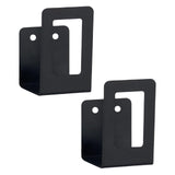 Maxbell 2x Multipurpose Drying Stands for Pantry Chopping Board Black No Hole Mount
