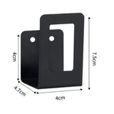 Maxbell 2x Multipurpose Drying Stands for Pantry Chopping Board Black No Hole Mount