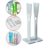 Maxbell Removable Glove Shelving Multipurpose Reusable Storage Rack for Camping Blue
