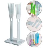 Maxbell Removable Glove Shelving Multipurpose Reusable Storage Rack for Camping Blue