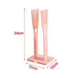Maxbell Removable Glove Shelving Multipurpose Reusable Storage Rack for Camping Pink