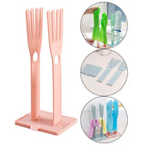 Maxbell Removable Glove Shelving Multipurpose Reusable Storage Rack for Camping Pink
