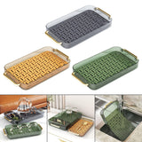 Maxbell Drainage Drain Tray with Handles Non Slip for Party Table Living Room Blue