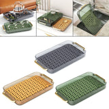 Maxbell Drainage Drain Tray with Handles Non Slip for Party Table Living Room Blue
