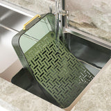 Maxbell Drainage Drain Tray with Handles Non Slip for Party Table Living Room Green