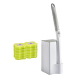 Maxbell Disposable Toilet Brush Cleaning Kit Cleaning System for Hotel Household with 10 lemons